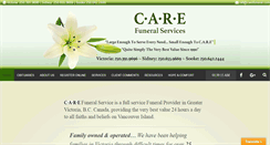 Desktop Screenshot of carefuneral.com